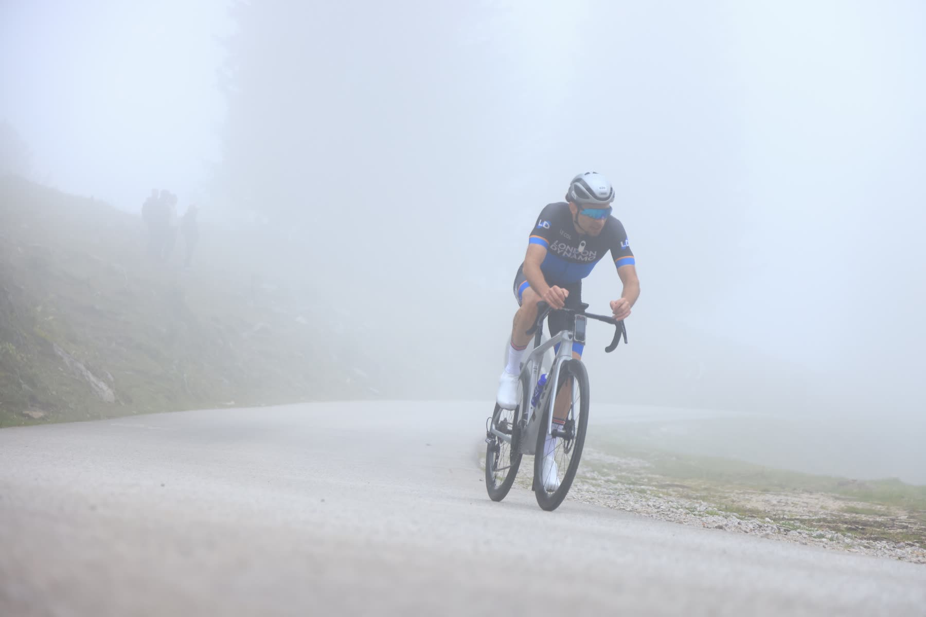 Rodrigo racing through the clouds at the Pogi Challenge